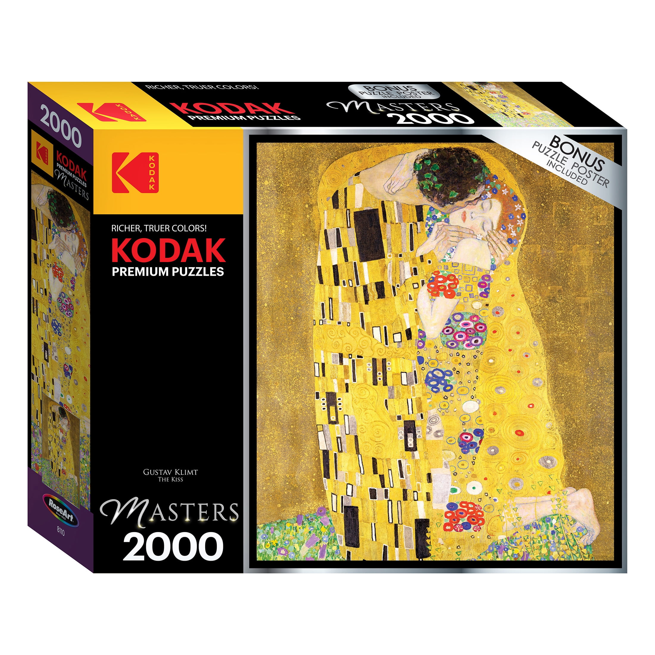 RoseArt Kodak Masters 2000-Piece The Kiss by Gustav Klimt Jigsaw