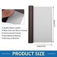 thumbnail image 4 of Unique Bargains Self Adhesive Leather Repair Patch Strong Stickiness Leather Repair Tape Leather 1 Pcs Coffee 17" x 158", 4 of 7