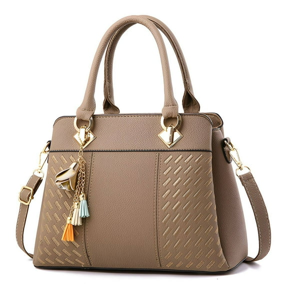TELOLY Purses for Women,Smooth Pu Fabric Crossbody Purses for Women,Simple to Clean and Maintain Womens Purses and Handbags,Khaki