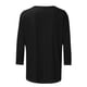 thumbnail image 2 of TaTaai Ladies 2026 New Year Graphic Print 3/4 Sleeve Blouse Round Neck Casual Top Holiday Celebration Festive Party Attire Gift, 2 of 5