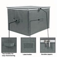 thumbnail image 2 of 1 contenedor para guardar copas de vino con separadores, caja plegable para guardar vasos y artículos para el hogar., 2 of 5