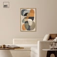 thumbnail image 3 of Ricole 2 Canvas Midcentury Abstract Wall Art by Art Remedy, Gold Frame, 30" x 45", 3 of 7