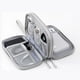 thumbnail image 5 of Bearachild Bolsa De Almacenamiento De Tela De Gran Capacidad Para Auriculares Y Cables On Go Protecciones Fáciles Y Seguras Almacenamiento y organización del hogar Gris, 5 of 6