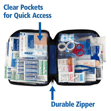 First Aid Only All-Purpose Emergency First Aid Kit for Home, Work and Travel, 260 Pieces