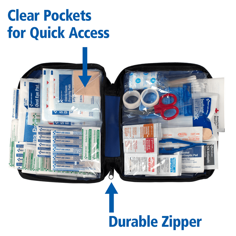 First Aid Only All-Purpose Emergency First Aid Kit for Home, Work and  Travel, 260 Pieces 
