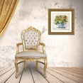 thumbnail image 3 of Vavilina, Elena 26x26 Gold Ornate Wood Framed with Double Matting Museum Art Print Titled - Sunflowers in Glass Vase, 3 of 4