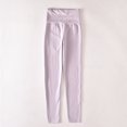 thumbnail image 2 of Gibobby Ropa interior térmica cintura alta para mujer, mallas cepilladas de doble , para invierno (Blanco, M), 2 of 3