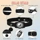 thumbnail image 3 of Collar negro para gato, collar Airtag para gato con soporte para Airtag y hebilla de seguridad, collar personalizado para gato, 3 of 5
