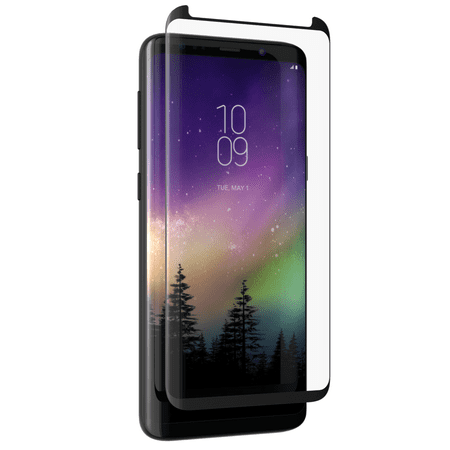 ZAGG - InvisibleShield Glass Curve Screen Protector for Samsung Galaxy S9+ - Clear