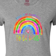 thumbnail image 4 of Inktastic Have the Courage to Be Kind Watercolor Rainbow Women's T-Shirt, 4 of 5