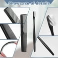 thumbnail image 3 of 25 pack Black Disposable Toothbrushes with Toothpaste and Comb,10g Toothpaste,7inch Hair Comb,Individually Wrapped Travel Toothbrush Kit in Bulk Toiletries for Adults,Hotel,Homeless,Home,Charity, 3 of 7