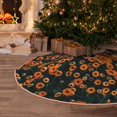 thumbnail image 5 of Fotbe Daisies Pattern Christmas Tree Skirt, Tree Skirts Plush Christmas Decorations, Christmas Tree Skirts Xmas Decorations Holiday Party Decor-30", 5 of 6