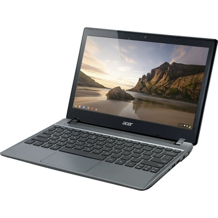 Acer - 11.6" Chromebook - Intel Celeron - 2GB Memory - 16GB Solid State Drive - Granite Gray