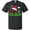 AB-Black, variant on Inktastic Oma Claus with Christmas Santa Hat and Snowflakes T-Shirt
