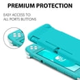 thumbnail image 3 of TNP Products Silicone Case for Nintendo Switch Lite Full Console Skin Suit Cover Protection (Blue) Soft Comfort Grip Enhance, Lightweight, Slim, Scratch & Shock Protector Protective Shell, 3 of 7