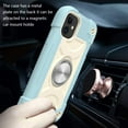 thumbnail image 6 of Drop Proof Case for iPhone 6 Plus/ iPhone 6S Plus (5.5"), Allytech 360°Metal Rotating Ring Holder Kickstand Built-in Magnetic Car Mount Heavy Duty Hard PC Soft Silicone Shockproof Case, Ice Blue, 6 of 6