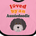 thumbnail image 4 of Inktastic Aussiedoodle Dog Boys or Girls Baby Bib, 4 of 4