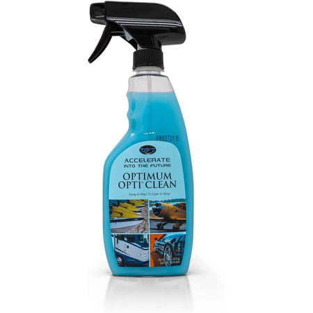 Optimum Opti-Clean Waterless Wash and Protect - Ready to Use Car Cleaning Spray Polymer Protection (17 oz)