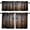 Barn Door-4, variant on Rustic Barn Door Valance Curtain Farmhouse Vintage Wooden Western Farm Country Retro Rod Pocket Valance Window Treatments Short Curtains for Kitchen Living Room 54x18 Inch + 27x24 Inch X 2
