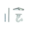 thumbnail image 7 of 2 Sets Swag Ceiling Hooks Heavy Duty Swag Hook for Hanging Plants Ceiling Installation Cavity Wall Fixing (2, White), 7 of 7