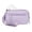 A, variant on Quilted Coin Purse with 3 Zippers, Women's Wristlet Wallet and Phone Case for Travel, Portable Credit Card Holder with PVC Window,D