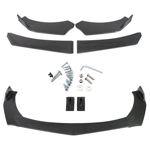 Difusor De Labio De Parachoques Delantero Universal Para Coche, Accesorios De Estilo De Coche, Pala Protectora De Alerón, 4 Uds. Kearding VI011874-04