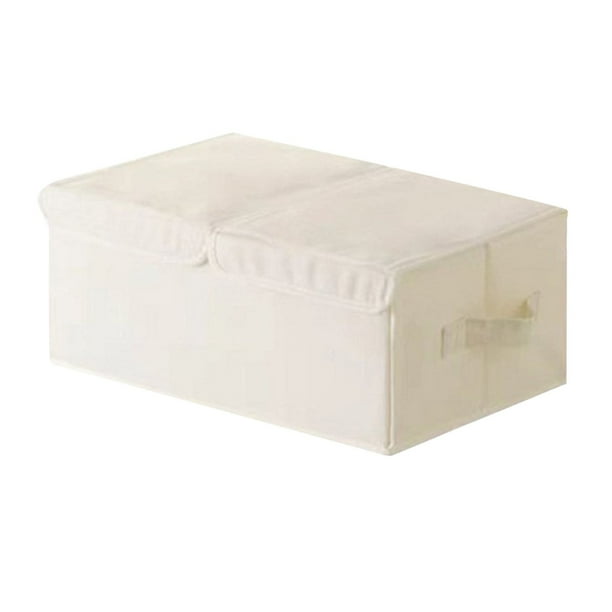 Almacenamiento asas portátiles cinta de cierre cubierta gran capacidad placa desmontable plegable ropa almacenamiento ahorro de espacio armario almacenamiento de ropa para estantería