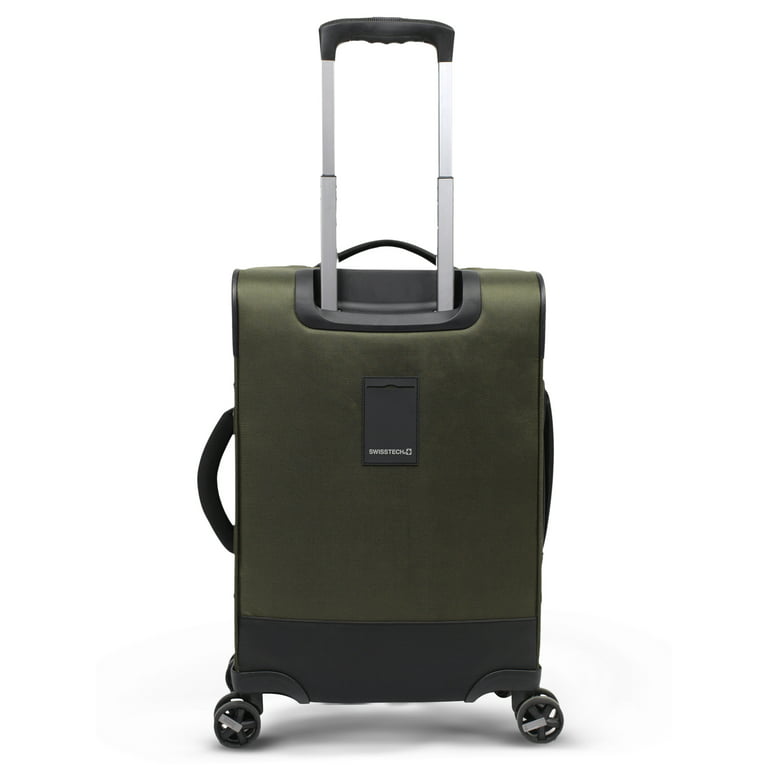 Swisstech Urban Trek 20 Carry-On Soft Side Luggage, Olive (Walmart Exclusive)