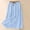 Light Blue1#, variant on Caywon Womens Summer Vintage Cotton Linen Maxi Skirt Elastic High Waist Loose Flowy Casual A-Line Skirt for Women Daily Vacation Beach Wear Falda Larga para Mujer