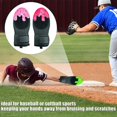 thumbnail image 3 of HLONK Baseball Sliding Mitt Adjustable Wrist Compression Strap Universal Left or Right Hand Baseball Sliding Glove for Youth Adult, 3 of 8