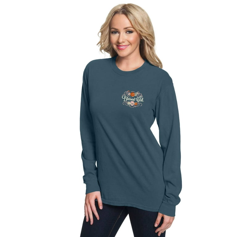 blessed girl long sleeve shirts walmart