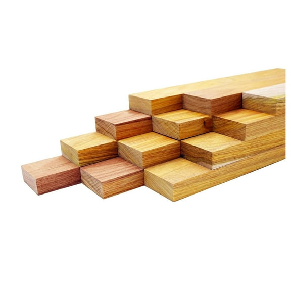 Canary Wood Lumber Boards 3/4" x 2" (4pcs) (3/4" x 2" x 36")