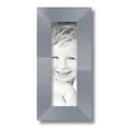 thumbnail image 2 of ArtToFrames 4x12" Light Silver Picture Frame, Silver Wood Poster Frame, with Regular Glass and Foam Backing 3/16 inch (FBPL-4827), 2 of 7