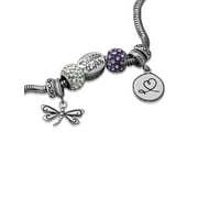 Connections from Hallmark Stainless-Steel Limited Edition Dragonfly Charm Bracelet