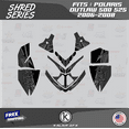 thumbnail image 2 of Kalair GFX Graphics Kit for Polaris OUTLAW500 (2006-2008) Shred Series, 2 of 5