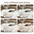 thumbnail image 7 of ODIKA 6'x9' Beige Abstract Designer Neutral Brushstroke Contemporary Ivory Washable Area Rug None for Queen Size Bedroom, Under Bed, Master Suite, Easy Care, Non-Shedding, 7 of 7