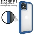 thumbnail image 4 of CoverON Apple iPhone 12 Pro Max Case (6.7"), Military Grade Full Body Rugged Slim Fit Clear Phone Cover, Navy Blue, 4 of 9