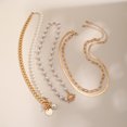 thumbnail image 5 of NICKSUN Boho Beach Layered Necklace, Seashell Starfish Imitation Pearl Stackable Multi Strand Choker Necklace, Vintage Ocean Vacation Women Neck Jewelry, 5 of 8