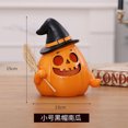 thumbnail image 4 of luces LED de Halloween Jack-o-lantern, accesorios de decoración de calabaza para mesa interior y exterior, 4 of 5