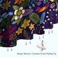 thumbnail image 6 of Pioneer Flower Floral Print Pattern Shower Curtain 36"x72" ,Bathroom Decorative Shower Curtains Set with 12 Hooks,Modern Waterproof Washable Shower Curtain, 6 of 6