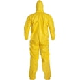 thumbnail image 3 of TYCHEM® 2000, COVERALL, ZIPPER FRONT, HOOD, ELASTIC WRIST, SOCK BOOTS, 3 of 8