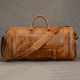 thumbnail image 2 of Bolso de mano de piel de vaca para hombre, bolsa de hombro de viaje con volantes, Estilo Vintage, a la moda, grande, 2 of 4