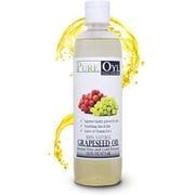 PURÓLEO 100% Natural and Pure Grapeseed Oil 16 Fl Oz / 473 ML (MADE IN CANADA) | Moisturizer & Carrier Oil | Beauty & DIY blend