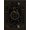 Black, Pattern 15, variant on Design&I 8'x10' Washable Area Rug Extra Large Skid-Resistant Low Profile Crow Runes Norse Raven Wings Spread Glyphs Occult Pentagram Doormat for Living Room, Family
