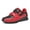 Black&Red, variant on [Red Weightlifting Shoes] Lightweight, Lace-Up Red and Black Weightlifting Shoes for Men and Women | Rubber Base with TPU Sole, All-Season Use, Gym Training Shoes