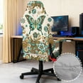 thumbnail image 4 of Xixirimido Gaming Chair Covers Slipcovers, 4-Piece Stretchable Elastic Computer Reclining Gaming Chair Seat Cover with Armrest Covers, Boho Style Mandala Butterfly, 4 of 8