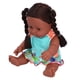 thumbnail image 1 of Muñeca Exquisita Niña Negra Africana Muñeca Realista Niños Linda Muñeca Niño Juego De Rol Juguete Regalo 30cmQ1209 Falda Azul Naranja, 1 of 7