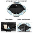 thumbnail image 2 of Daisy Women's Large Weekend Travel Bag Moving Canvas Handbag Thick Double Layer Beach Weekend Travel Unisex Hospital Maternity Delivery with Toiletry Waterproof, 2 of 5