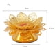 thumbnail image 5 of Portavelas decorativo dorado flor candelabro para boda de escritorio, 5 of 6