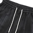 thumbnail image 6 of Riecok Big and Tall Shorts Elastic Waist Drawstring Pull on Shorts Solid Summer Daily Wear with Pockets, 6 of 7